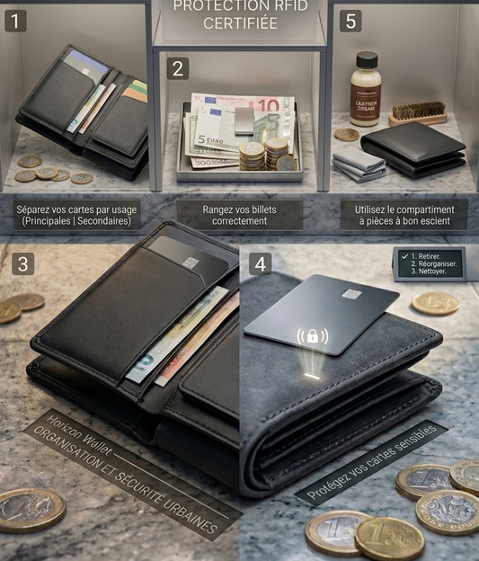 5 astuces pour organiser vos cartes et billets sans encombrer votre portefeuille